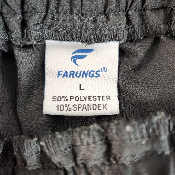 Farungs Women's Activewear Pants Stretch Waist Zip Pockets Jogging Sz Large - Picture 10 of 11